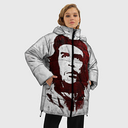 Куртка зимняя женская Че Гевара, цвет: 3D-красный — фото 2