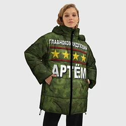 Куртка зимняя женская Главнокомандующий Артём, цвет: 3D-черный — фото 2
