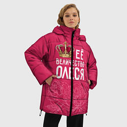 Куртка зимняя женская Её величество Олеся, цвет: 3D-черный — фото 2