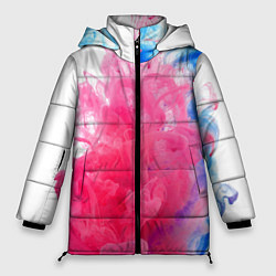 Куртка зимняя женская Взрыв красок, цвет: 3D-черный