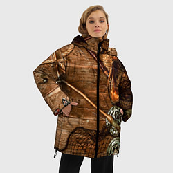 Куртка зимняя женская Рыбацкий стол, цвет: 3D-светло-серый — фото 2