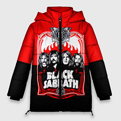 Куртка зимняя женская Black Sabbath: Red Sun, цвет: 3D-красный