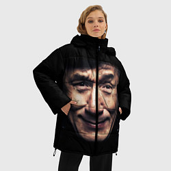 Куртка зимняя женская Джеки Чан, цвет: 3D-черный — фото 2