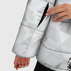 Куртка зимняя женская Muay thai Words, цвет: 3D-светло-серый — фото 2