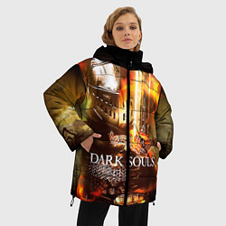 Куртка зимняя женская Dark Souls War, цвет: 3D-черный — фото 2