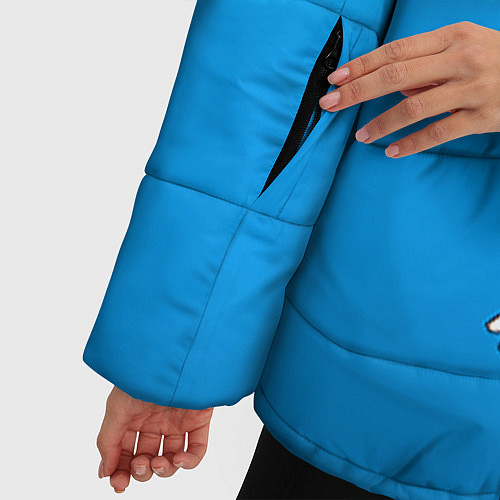 Женская зимняя куртка Сейлормун / 3D-Светло-серый – фото 5