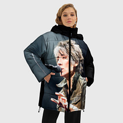 Куртка зимняя женская Земфира поет, цвет: 3D-черный — фото 2