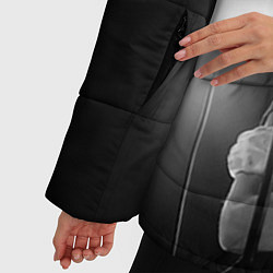 Куртка зимняя женская Земфира на сцене, цвет: 3D-черный — фото 2