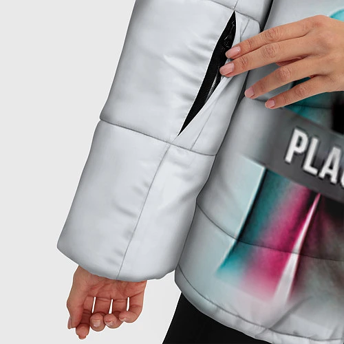 Женская зимняя куртка Placebo Meds / 3D-Светло-серый – фото 5