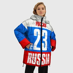 Куртка зимняя женская Russia: from 23, цвет: 3D-черный — фото 2