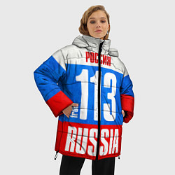 Куртка зимняя женская Russia: from 113, цвет: 3D-черный — фото 2