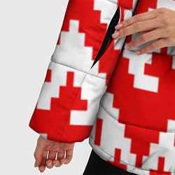 Куртка зимняя женская Патриот Беларуси, цвет: 3D-черный — фото 2
