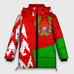 Куртка зимняя женская Патриот Беларуси, цвет: 3D-черный