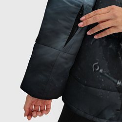 Куртка зимняя женская Dark Souls, цвет: 3D-светло-серый — фото 2