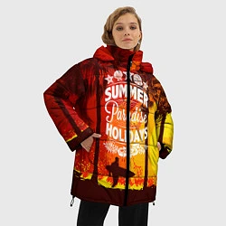 Куртка зимняя женская Summer Surf 2, цвет: 3D-черный — фото 2
