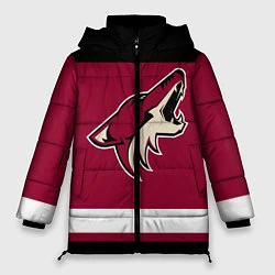 Куртка зимняя женская Arizona Coyotes, цвет: 3D-черный