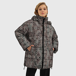 Куртка зимняя женская Кольчуга, цвет: 3D-красный — фото 2