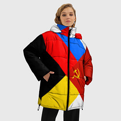 Куртка зимняя женская Вечная Россия, цвет: 3D-красный — фото 2