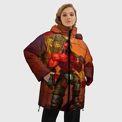 Куртка зимняя женская Axe Blade, цвет: 3D-черный — фото 2