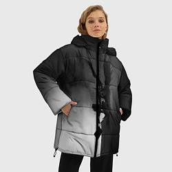 Куртка зимняя женская Тетрадь смерти 6, цвет: 3D-черный — фото 2