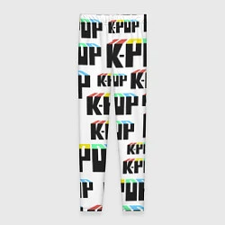 Леггинсы женские K-pop Pattern, цвет: 3D-принт