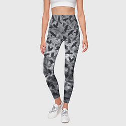 Леггинсы женские Вороны, цвет: 3D-принт — фото 2