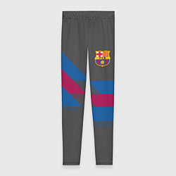Леггинсы женские Barcelona FC: Dark style, цвет: 3D-принт