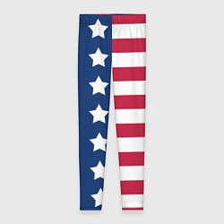 Женские легинсы USA Flag