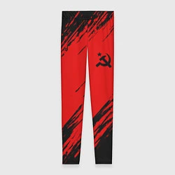 Женские легинсы USSR: Red Patriot