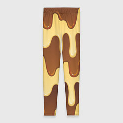 Леггинсы женские Тающий шоколад, цвет: 3D-принт
