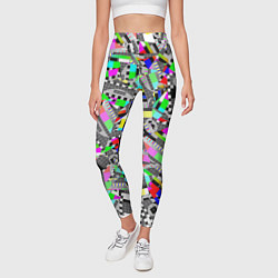 Леггинсы женские Экран профилактики, цвет: 3D-принт — фото 2