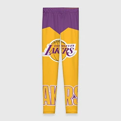 Леггинсы женские Los Angeles Lakers, цвет: 3D-принт