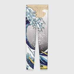 Женские легинсы The great wave off kanagawa