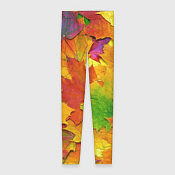 Леггинсы женские Осенние листья, цвет: 3D-принт