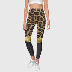 Леггинсы женские Леопардовый принт, цвет: 3D-принт — фото 2