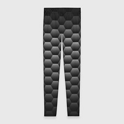 Леггинсы женские СТАЛЬНЫЕ СОТЫ BLACK X WHITE, цвет: 3D-принт