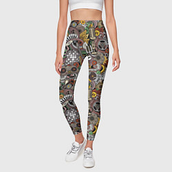 Леггинсы женские Музыка, цвет: 3D-принт — фото 2
