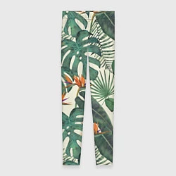 Леггинсы женские Тропический паттерн, цвет: 3D-принт