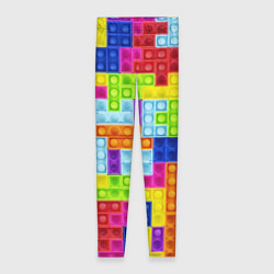Леггинсы женские POP IT ПОП ИТ ПАЗЛ, цвет: 3D-принт