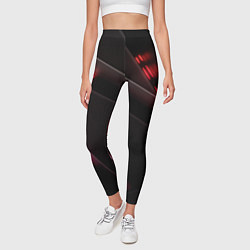 Леггинсы женские Ночные огни, цвет: 3D-принт — фото 2