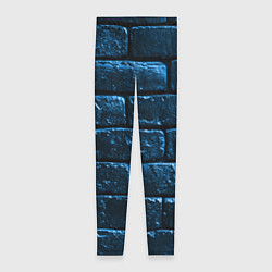 Леггинсы женские Неоновая, кирпичная стена, цвет: 3D-принт