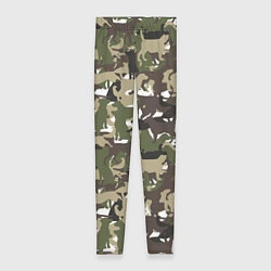 Леггинсы женские Камуфляж из Собак Camouflage, цвет: 3D-принт