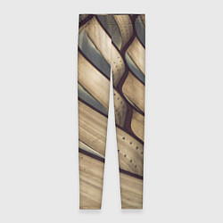 Леггинсы женские Текстура древесины, цвет: 3D-принт