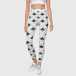 Леггинсы женские Необычная плитка, цвет: 3D-принт — фото 2