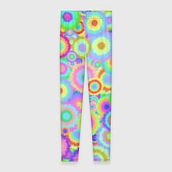 Леггинсы женские Disco-Tie-Dye, цвет: 3D-принт