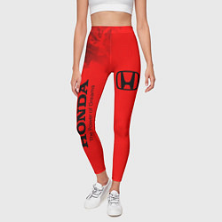 Леггинсы женские HONDA DREAMS - Огонь, цвет: 3D-принт — фото 2