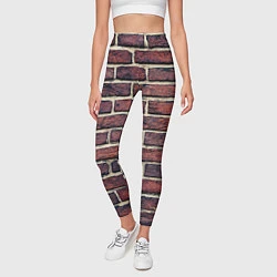 Леггинсы женские Brick Wall, цвет: 3D-принт — фото 2