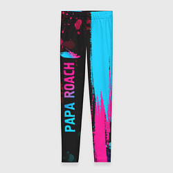Леггинсы женские Papa Roach Neon Gradient, цвет: 3D-принт