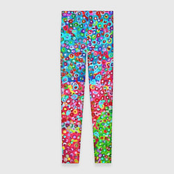 Леггинсы женские Цветная пуантель, цвет: 3D-принт
