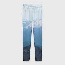 Леггинсы женские Кавказские горы, цвет: 3D-принт